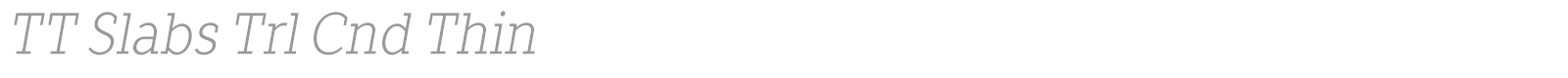 TT Slabs font preview